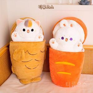 붕어빵 고양이 인형 봉제 쿠션 까꿍 애착 숨바꼭질 토끼 베개 티류으스