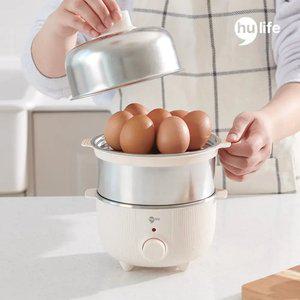휴라이프 2단 올스텐 계란찜기 타이머 계란삶는기계