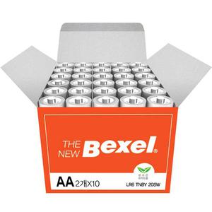 벡셀 더뉴 알카라인 AA건전지 20개입