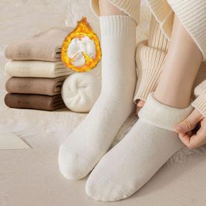 스위트홈 기모양말 10개세트 겨울 남녀공용 가족양말 발열 수족냉증 두꺼운 무압박 삭
