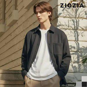 [지오지아] [남녀공용]윈터 져지 오버핏 셔츠 (AAC4WC3102)