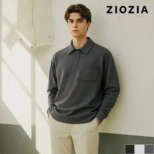 [지오지아] 오버핏 앞포켓 카라 티셔츠 (AAD4TT1101)