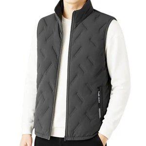 겨울 기모 양털 안감 프리미엄 패딩 조끼 따뜻한 방한 3중 보온 모던 데일리 심플 베스