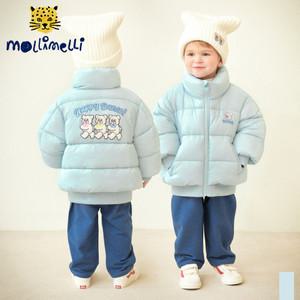 [몰리멜리] 해피솜사탕하이넥마이크로젤점퍼