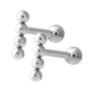 쿼터볼 데일리 써지컬스틸 베이직 피어싱 본품 하나더