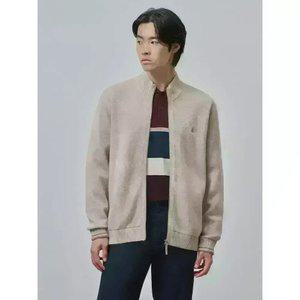 [빈폴] 솔리드 풀집업 카디건 - 베이지 (BC485AC12A)