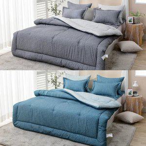 룸마이룸 슬로우 모달 봄 가을 겨울 차렵 이불 SS Q 무지 호텔이불 침대패드