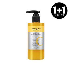 [1+1][미샤] 비타씨플러스 올인원 팩 폼 클렌저 200ml