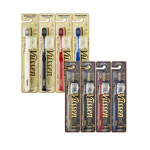 뷰센 더블와이드 칫솔 4입+울트라 칫솔 4입