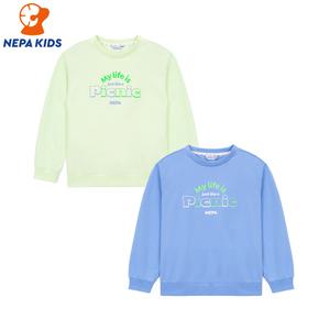 NEPA KIDS 네파키즈 공용 버터 콜라보 피크닉 맨투맨 KKC5309