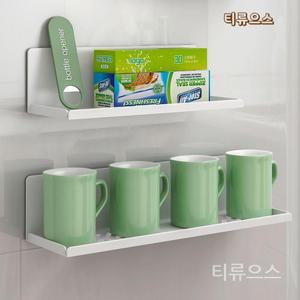 냉장고 마그네틱 선반 현관문 자석 선반 조립식 티류으스