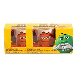 [소비기한 임박] 엠앤엠즈 머그컵 기획팩(엠앤엠즈 밀크 37g, 6개+레드컵, 1개), 2개