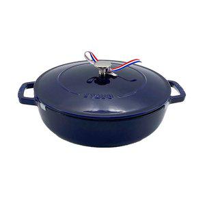 스타우브 B품 시스테라 전골 다크블루 28cm 인덕션 무쇠냄비 주물 전골냄비
