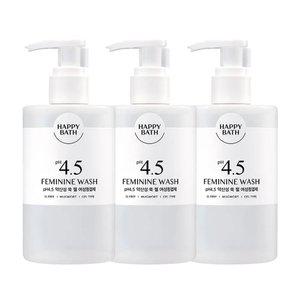 해피바스 pH4.5약산성 쑥 젤 여성청결제 300ml, 3개