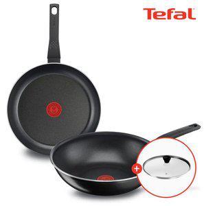 테팔 심플리클린 2종(팬30+웍28)