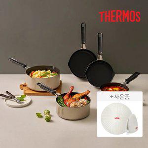 [써모스]키친웨어 모음전 / 2025년 신제품 / IH 후라이팬 웍 조리도구 멀티뚜껑 멀티쿡