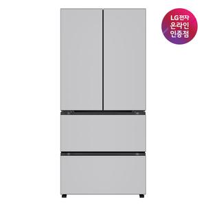 [혜택체감가 179만대] LG 디오스 오브제컬렉션 김치톡톡 Fit & Max 4도어 480L Z484MR