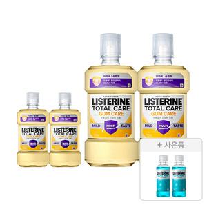 리스테린 검케어 마일드 750ml, 2개 + 250ml, 2개 + 증정(쿨민트100ml, 2개)