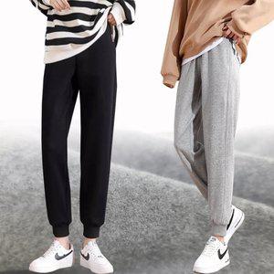 힙제이 스판 조거스타일 기모 트레이닝팬츠 빅사이즈까지 블랙 겨울 여성바지 4XL