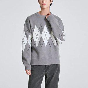 [스파오] 아가일 스웨터 풀오버 (SPKWC4TC11-T)
