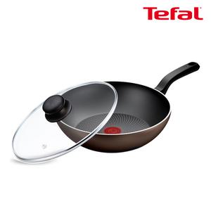 테팔 인덕션 라이트쿡 웍 28cm+유리뚜껑 28cm