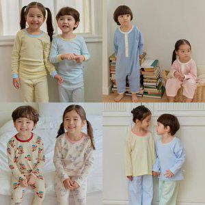 아이숲 국내원단 무형광 가을겨울 실내복 유아내복 아기내복 여아/남아/상하복/모달/3