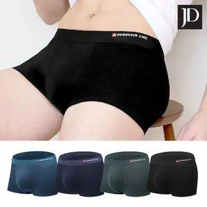 제임스딘 남자 모달 무봉제 심리스 드로즈 4종세트