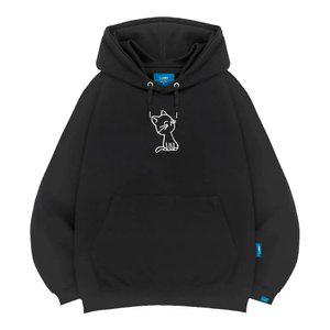 엘라모 기모H 고양이 후드티 남녀공용 빅사이즈 M~4XL