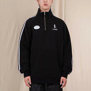 엘라모 쭈리 트랙 반집업 카라 오버핏 맨투맨