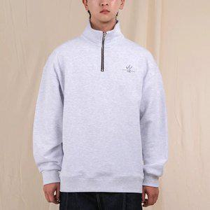 엘라모 쭈리 반집업 카라 오버핏 맨투맨