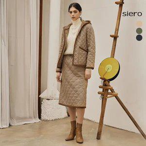 시에로 여성 퀼팅 셋업 (자켓+스커트) 3종 택1