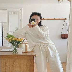 MADE 소로나 골지 세미루즈핏 긴팔 티셔츠 (3color)