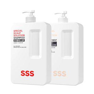 트리플에스 대용량 비오틴 약산성 탈모샴푸 1350ml+트리트먼트1350ml
