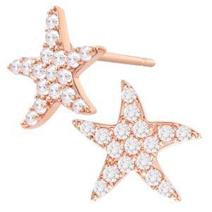 14K 골드필드핀 이어링 불가사리 미니 스타 여성 패션 데일리 심플 원터치 귀걸이