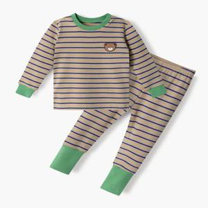 유니프랜드 베어ST 올스판후라이스 9부내의 아동 유아실내복 간절기 긴팔 상하세트