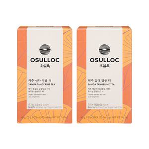 오설록 제주 삼다 영귤 티 티백, 20입, 2개