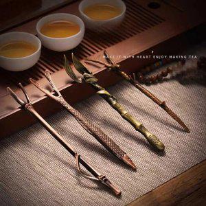 다도주전자 뚜껑집게 차집게 클립 무쇠주전자 물고기 주물 뜨거운 액세서리 도구