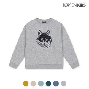 [탑텐키즈] 남아 플리스 더블시퀸 맨투맨 티셔츠_MKB4TR1901