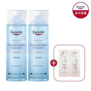 유세린 더머토클린 클래리파잉 토너 200ml 2개 + 이븐 래디언스 듀오 앰플 사쉐