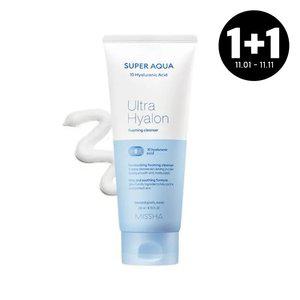 [1+1][미샤] 수퍼 아쿠아 울트라 히알론 포밍 클렌저 200ml