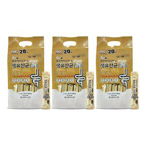 서울약사신협 프로바이오틱스 생유산균 골드 120포, 3개