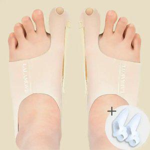 라라무브 엄지 발가락 교정기 보호대 무지외반증 외지무반 링 벌리기 실리콘 테이핑