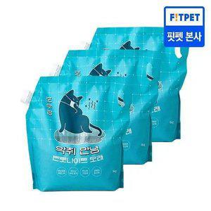 포우장 고양이모래 악취안녕 벤토나이트 6kg x 3개입