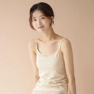 [컴포트랩]면 베이직 끈 브라탑