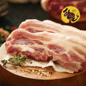 [농할19,390원] 청지청돈 국내산 한돈 신선 냉장 삼겹살 구이용 500g+500g