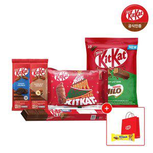 [즉할10%+5%+사은품]네슬레 킷캣 시즌한정 초콜릿 타블렛 헤이즐넛/마일로/그린티/미리