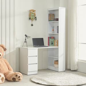 동서가구 집중력 독서실 h형 공부 책상 책장 세트 의자 선택 DF906344 모음