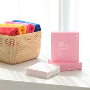 [1+1+1]살림시대 이염 방지 시트 30매입/흰옷이염,물빠짐,분리세탁,먼지흡착