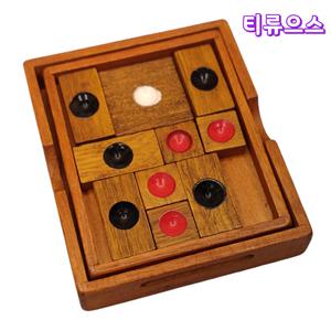 클래식 나무슬라이드 탈출 퍼즐 두뇌 티저중국 화롱 슬라이딩 퍼즐이 지능 교육 개 티