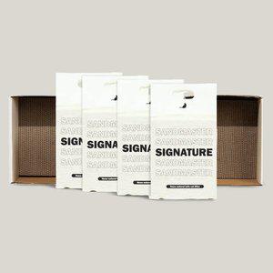 샌드마스터 시그니처 2mm 미니입자 두부모래 2.4kg 4팩 + 고양이 스크래쳐